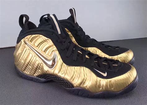 nike pro schwarz gold|Nike metal gold foamposite.